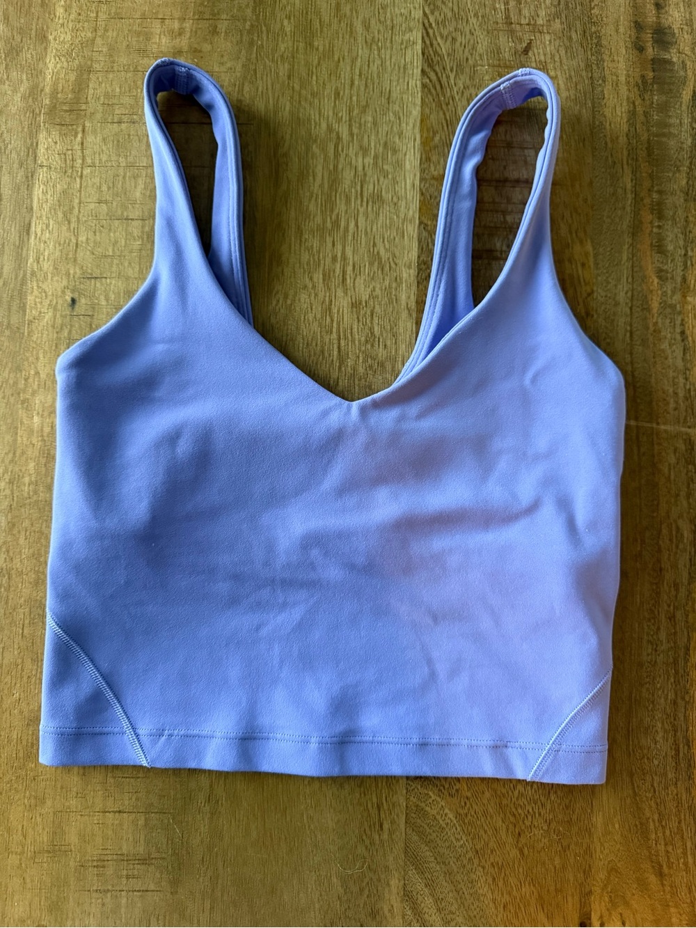 lululemon athletica Lilac V‑Neck Crop Tank